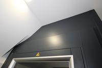 An Dachschräge angepasster Aufzugschacht, Ammann & Rottkord